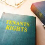 stock photo with book title reading Tenant's Rights